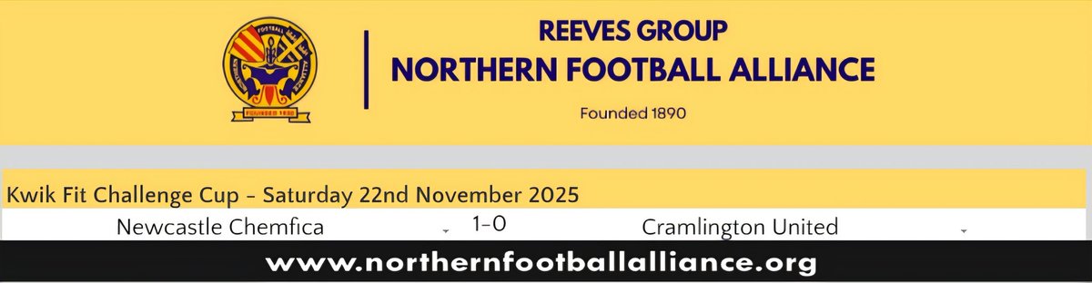nfalliance1890's tweet image. Divisional Cup Results