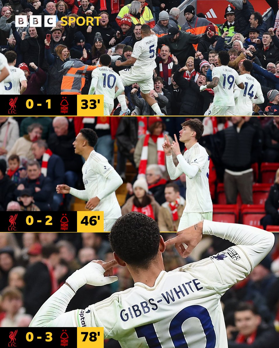 Nottingham Forest win at Anfield… AGAIN! 

#NFFC