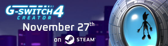 SeriusGames's tweet photo. G-Switch 4: Creator - Coming to Steam on November 27th! https://t.co/Dgh7eLfYOY https://t.co/GNUbIhosTP