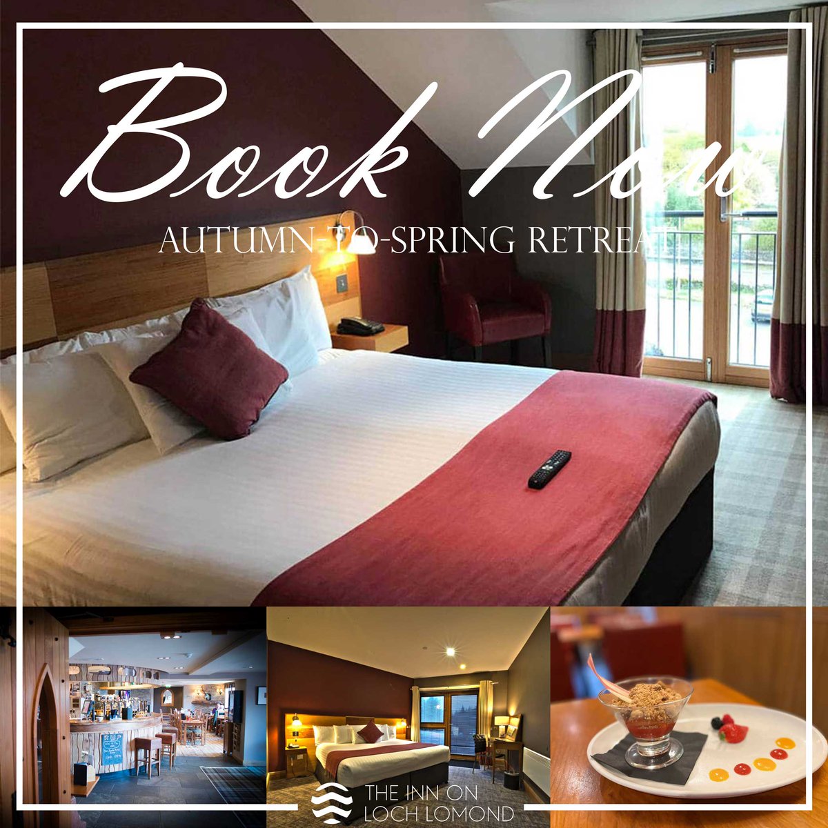 👉2 Night B&amp;B – Autumn-to-Spring Retreat 2-nights with breakfast both mornings + dinner on the first night — from £179📅We have good availability now until early December, so why not take this opportunity to book a night away to rest and relax.
🛎️innonlochlomond.co.uk/offers/2-night…