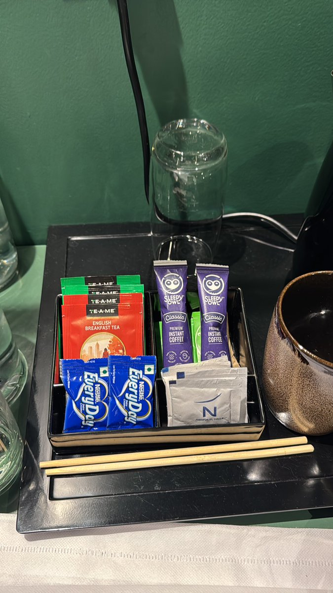 drnngujarathi's tweet image. This is really great to see @sleepyowlcoffee replacing big brands in @All hotels … 

#kudos to @sleepyowlcoffee