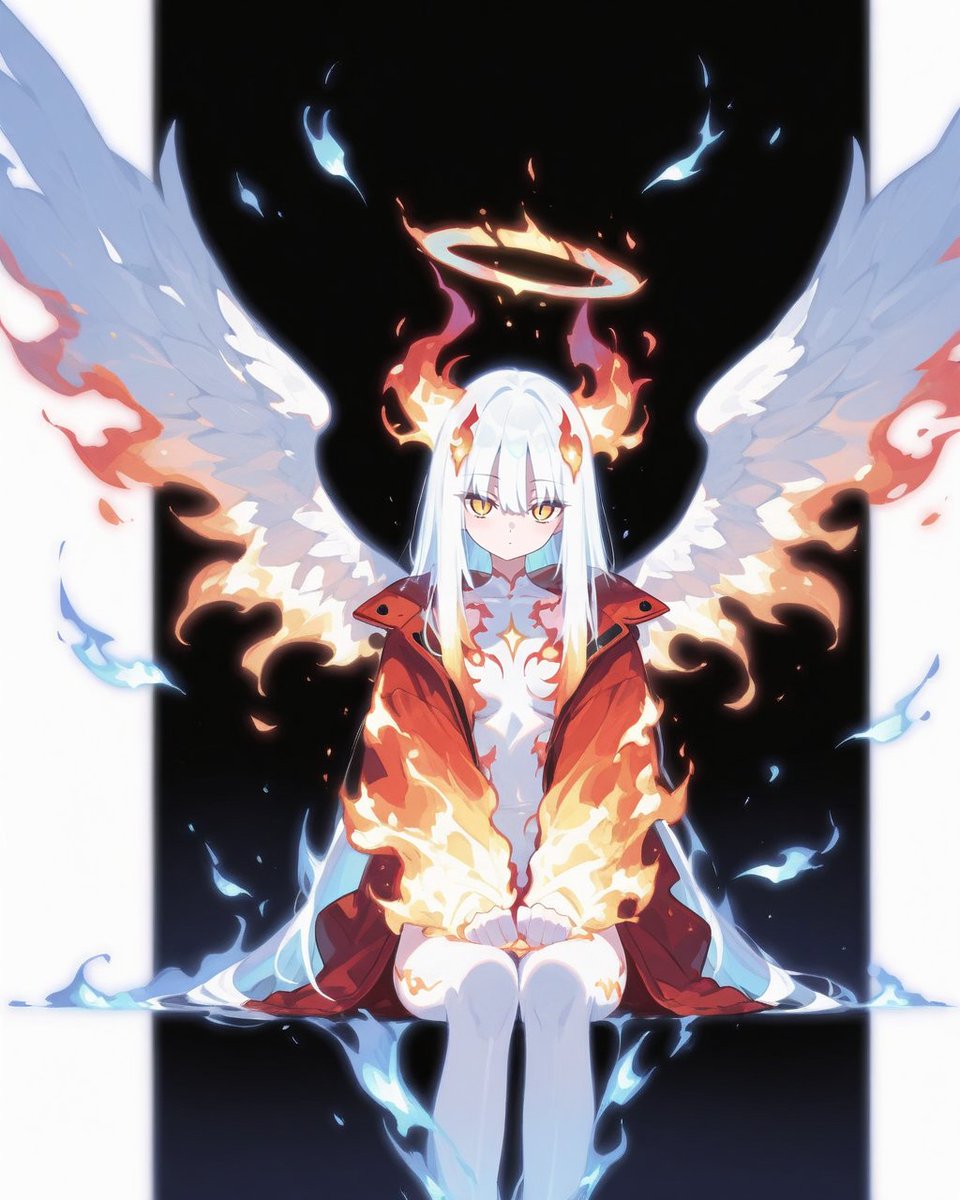 Genzoh1's tweet image. flameborn angel