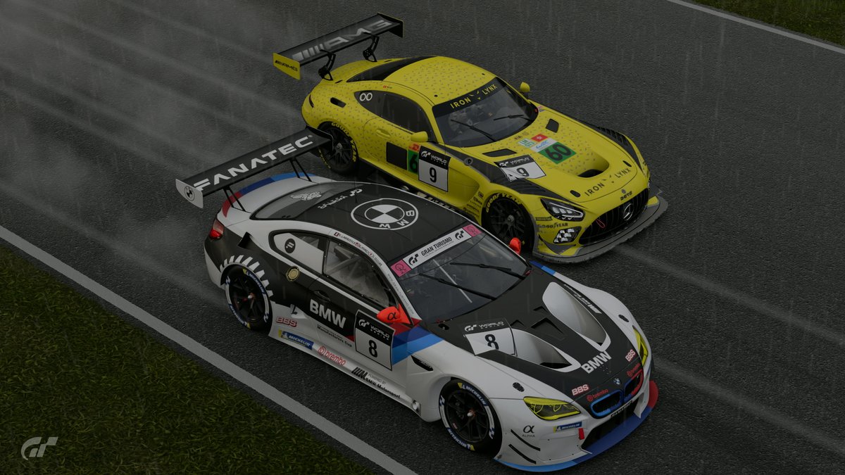 CSLKevin's tweet image. GTWS Manufacturers Cup Exhibition S3 Round 2 
P15 &amp;gt;&amp;gt; P10 (130 pts)    
Started from the back and last, despite having pace in the rain at Red Bull, unfortunately got held up by everybody else in the rain and eventually did a Spin-A-Roonie on lap 25 for the fun of it.

#GT7