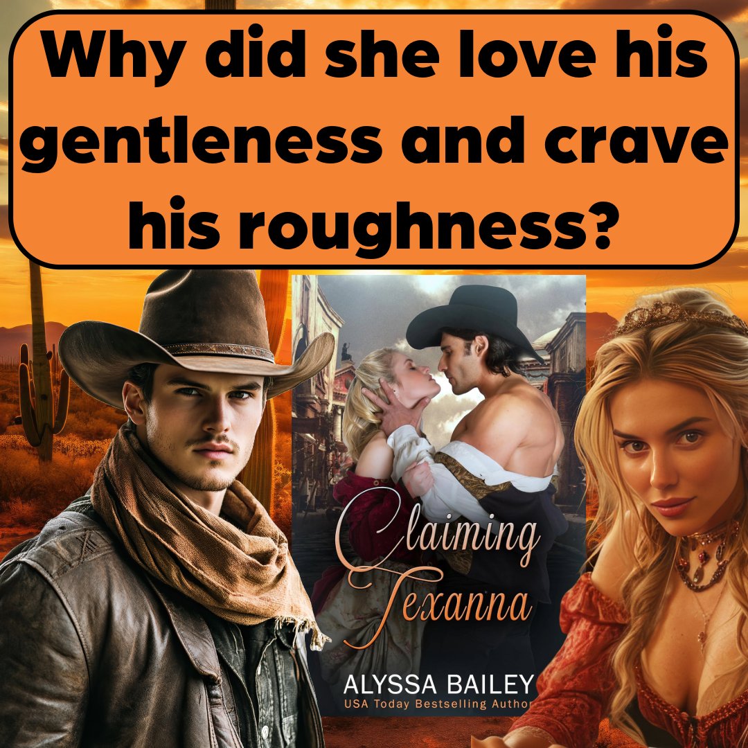 SylvDotNet's tweet image. bit.ly/45vlwF1
Don&apos;t miss &quot;Claiming Texanna,&quot; Book 1 by Alyssa Bailey, available on Kindle Unlimited!
Immerse yourself in the #adventure and savor every moment.
Happy reading!