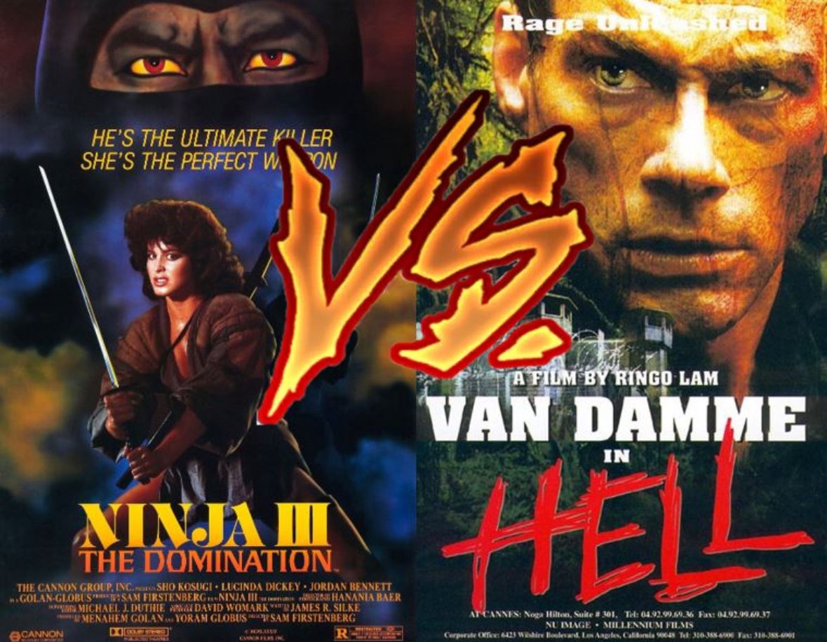 AFFOPodcast's tweet photo. 💥New Episode!💥

NINJA III: THE DOMINATION(1984)

vs. 

IN HELL (2003)

Who will win? Find out as they battle for 6 rounds in our videodome!

Sniper: @AUKathy2418 https://t.co/fdUjryyRsL