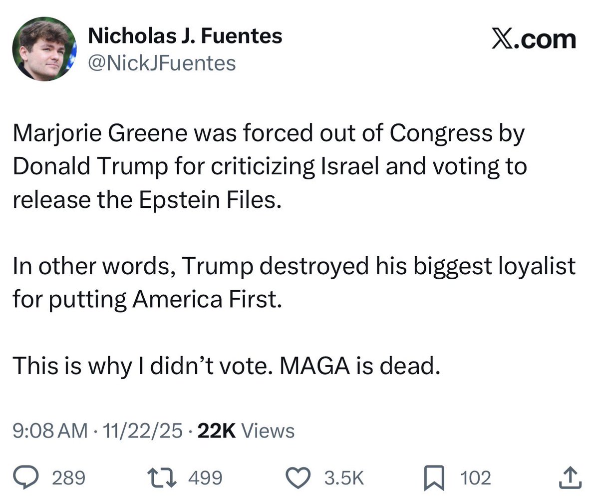 acnewsitics's tweet image. MAGA turning on itself is the most productive thing the movement has ever done.