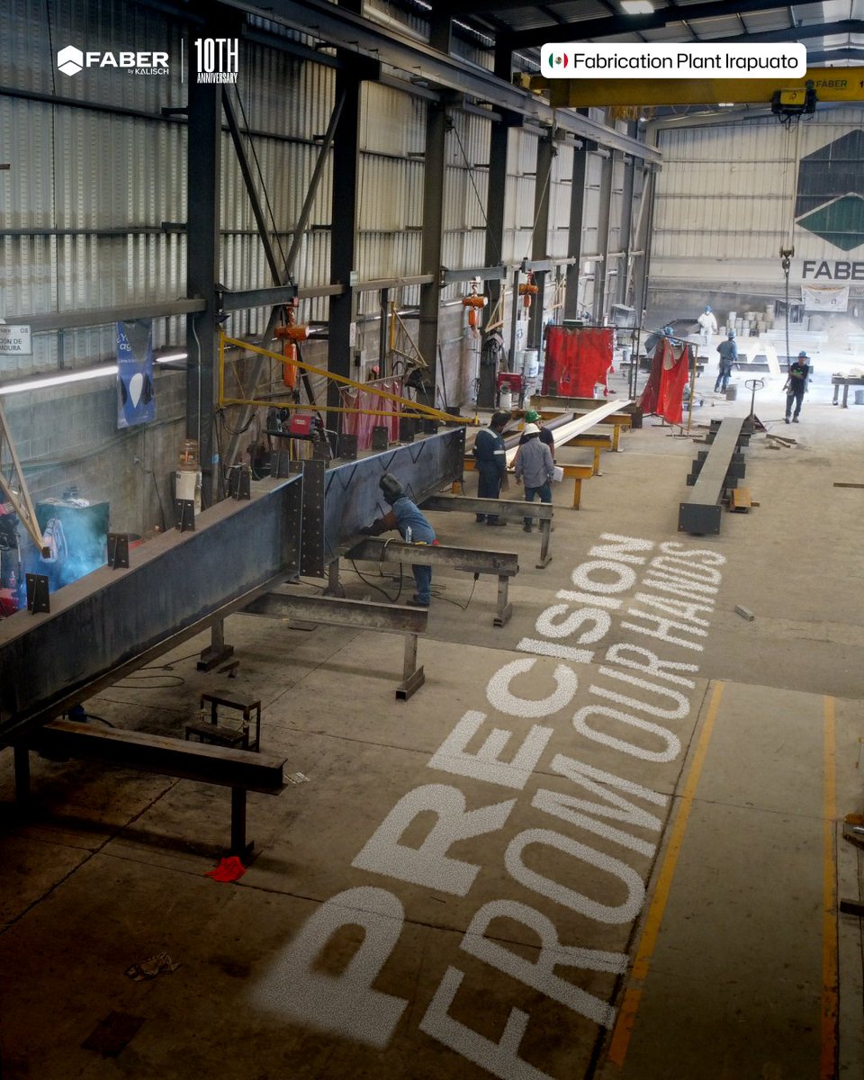Crafting excellence every step of the way. At our Fabrication Plant, precision isn't just a goal—it's a promise. Go to faberkalisch.com to learn more about our plant.

#precision #irapuato #guanajuato #steel