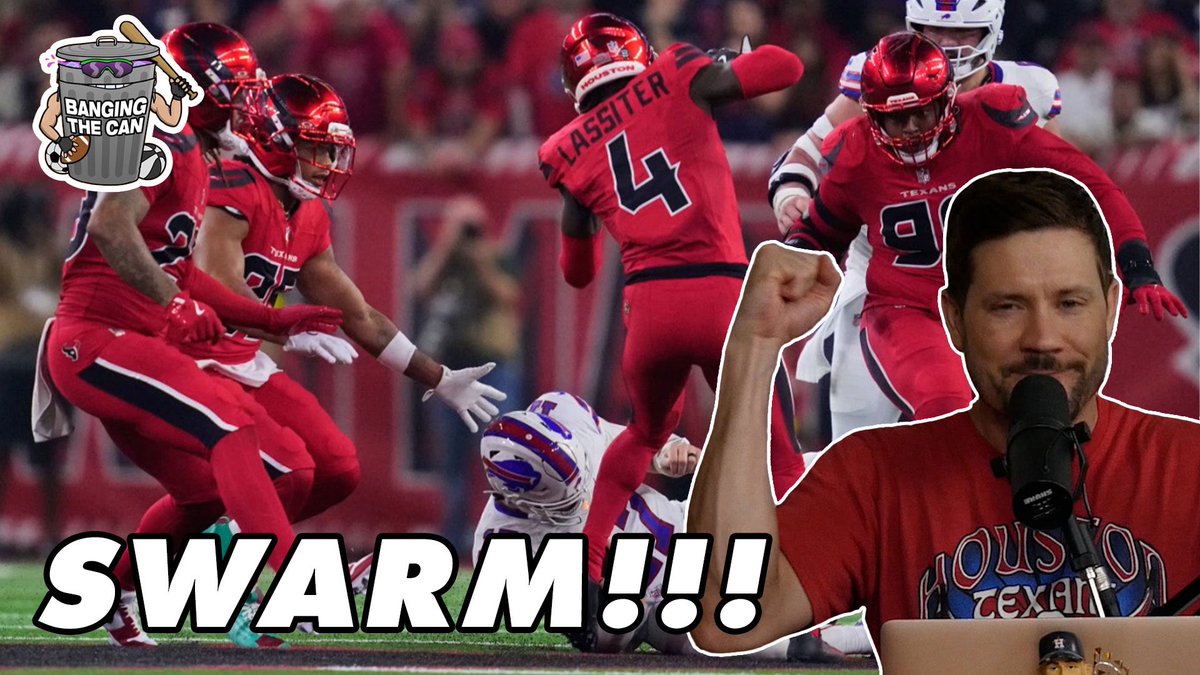Good morning! On the latest episode of <a href="/BangingTheCan/">Banging The Can</a>, I discuss the Texans getting a huge win over the Bills, the defense destroying Josh Allen, Davis Mills going 3-0 with Stroud out, the team’s playoff chances, and more. #HTownMade

WATCH HERE: youtu.be/lXk9RuP8XhA?si…