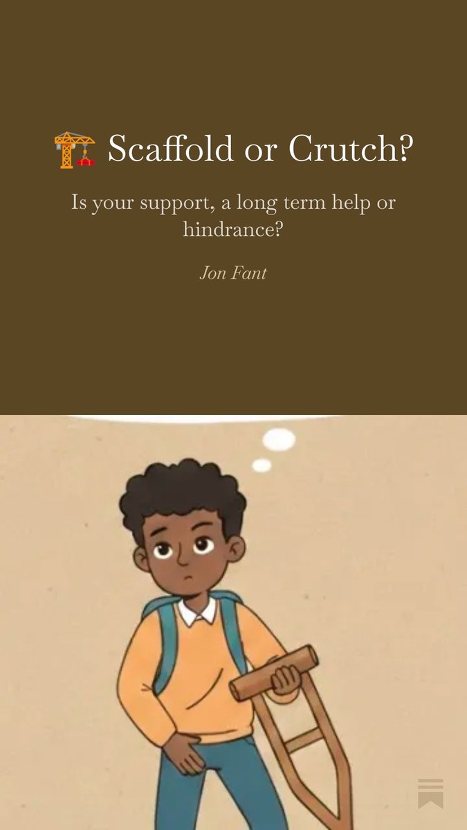 Is your scaffold helping or harming retrieval and thereby learning?

open.substack.com/pub/fantasticm…