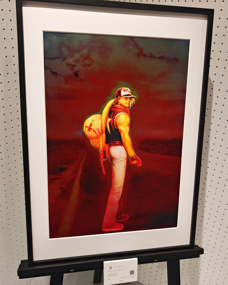 circleyt's tweet photo. #NEOGEO35周年記念展 に行ってきました。思い入れの深い大好きなイラストの数々が「メタルキャンバスアート」という立体感のある金属製の作品になって…感涙ものです。
#SNK https://t.co/AGSoWSlDEw