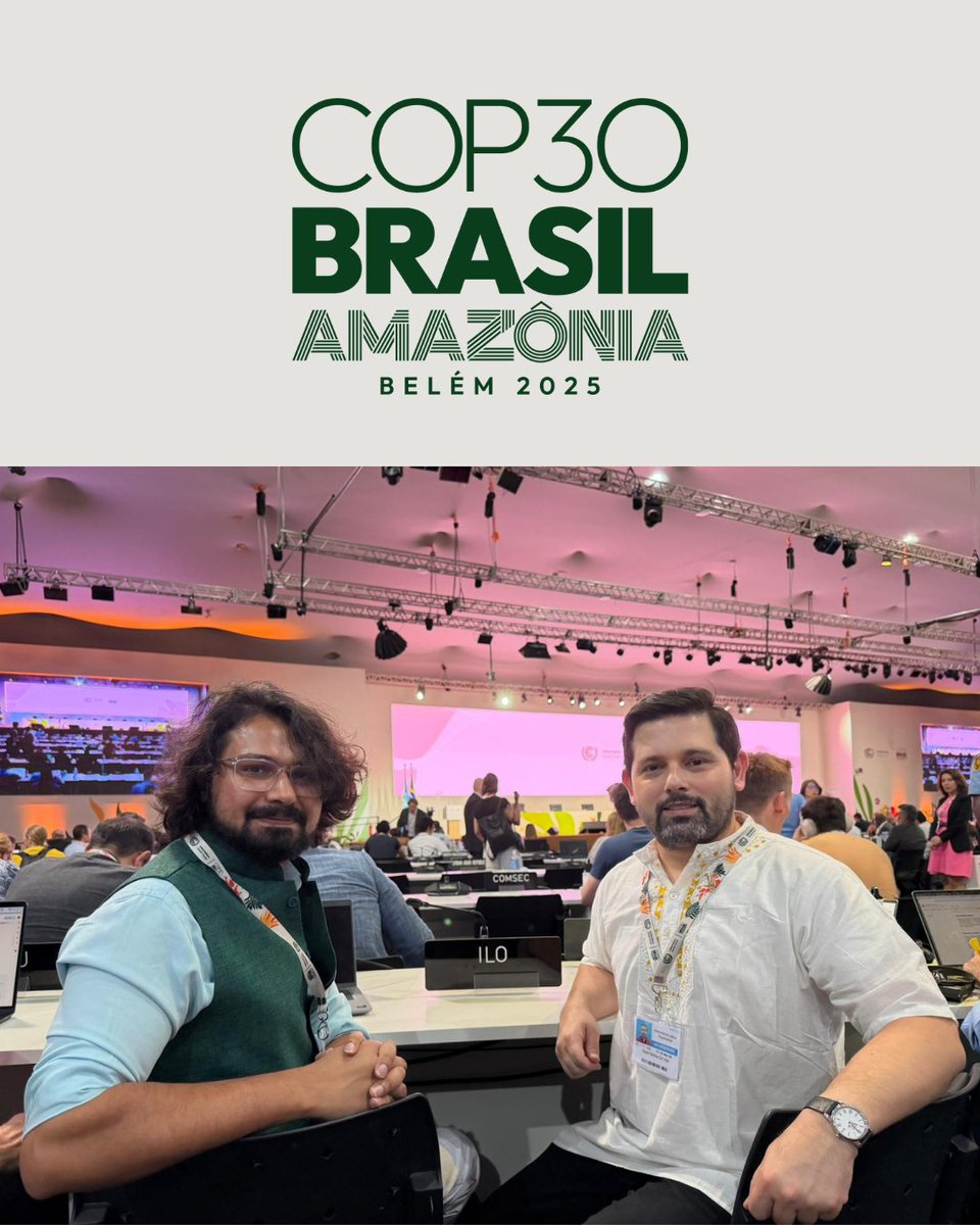 OITBrasil's tweet image. As COP30 nears its close and the final plenary is set to begin, the International Labour Organisation remains on the ground here in Belém, Brazil 🇧🇷🌿.
@ilo  @OITAmericas 

#COP30 #JustTransition #DecentWork #SocialJustice