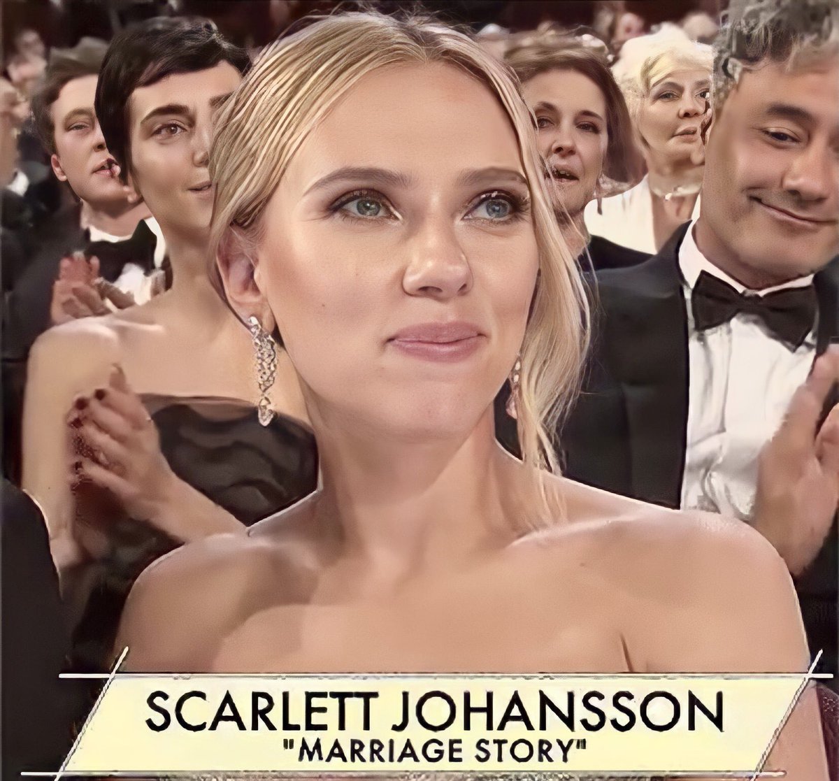 filmstofilms_'s tweet image. In 2020, Scarlett Johansson became the first actor in 12 years to receive two Academy Award nominations in the same year for Best Actress and Supporting Actress.