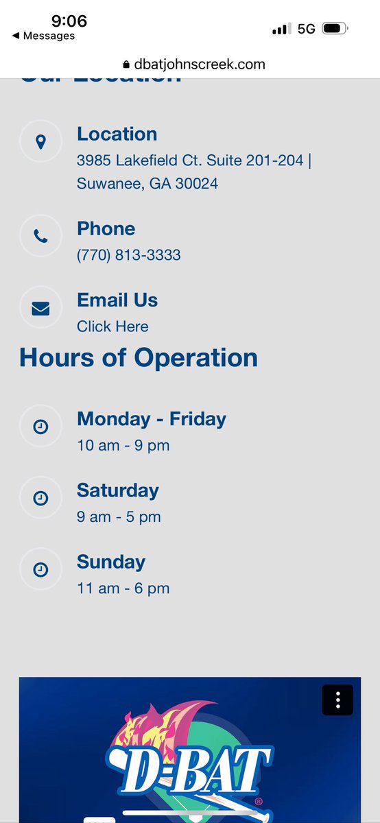 Coaches - our 16u team is in a delay at Central Park here at SMTM ( time unknown) so we are heading to DBats - please join us. The address is below! #BeElite #WeWantToCompete #GettingOurRepsin