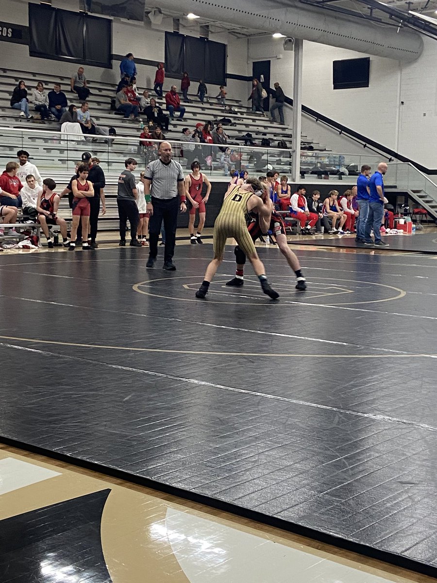 DHS_Broncos's tweet photo. Bronco Wrestlers on the mat this morning in the Super Bronco Duals! Let’s go Broncos! #GoBroncos https://t.co/cKEZ9QUbrn