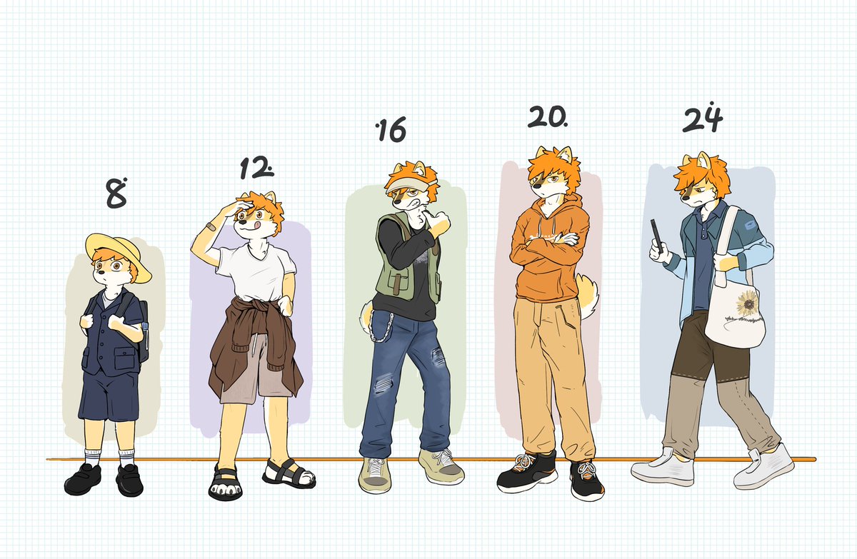 Dog but different ages.