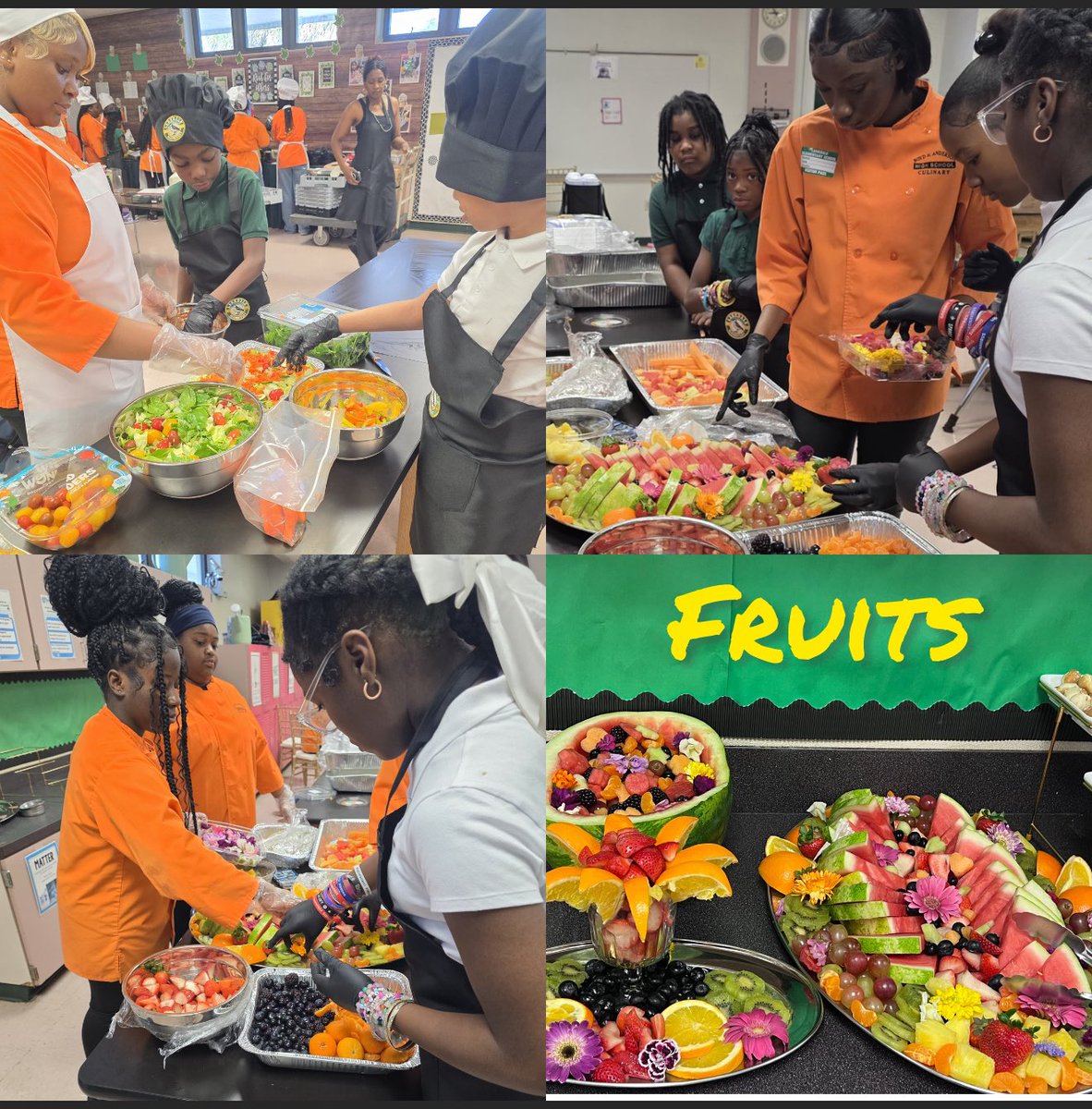 NandraneW's tweet photo. @JamesGriffin_II Your continued support is invaluable! Our @Larkdale_Larks Culinary Instructor & scholars, were mentored by your @BoydAndersonHS Chef & scholars, who took great pride in teaching them. They enjoyed and valued every moment @browardschools @BrowardCTE #BAZone strong https://t.co/Aj8y9bkodK