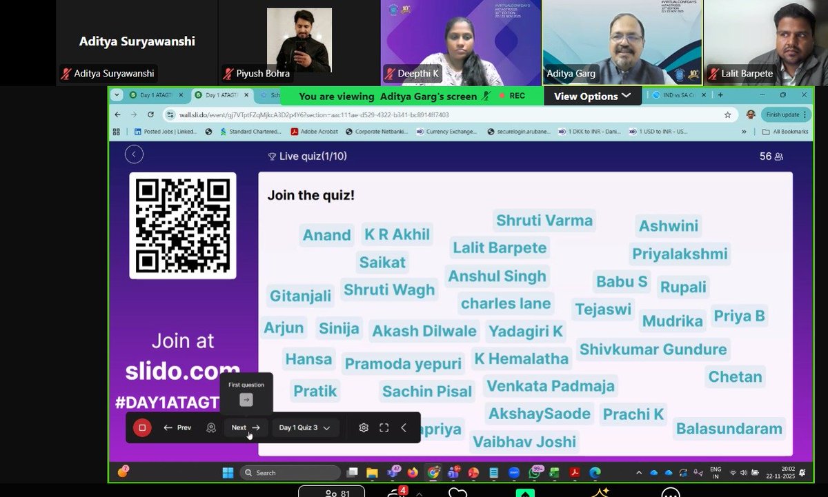TestingRetreat's tweet image. Quiz no. 3
#ATAGTR2025 #10th_Edition #VIRTUALCONFDAYS #WSA
@AgileTAlliance
@adigindia
@rajputabhay017
@Tietoevry
@QAMENTOR1
@ISquareIT
@SelectorsHub
@TheTestChat
@WS_Audiology