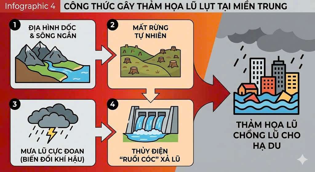 long_lahoang's tweet photo. Sau lũ, mình mang hàng ra điểm cứu trợ, thấy các cô chú nhiệt tình chuẩn bị từng chuyến hàng xuyên đêm mà thấy ấm lòng.

Mình có tìm hiểu về nguyên nhân lũ lớn và tổng hợp lại bằng hình ảnh. Rừng tự nhiên suy giảm được xem là nguyên nhân chính. https://t.co/Z9zObkWH3a