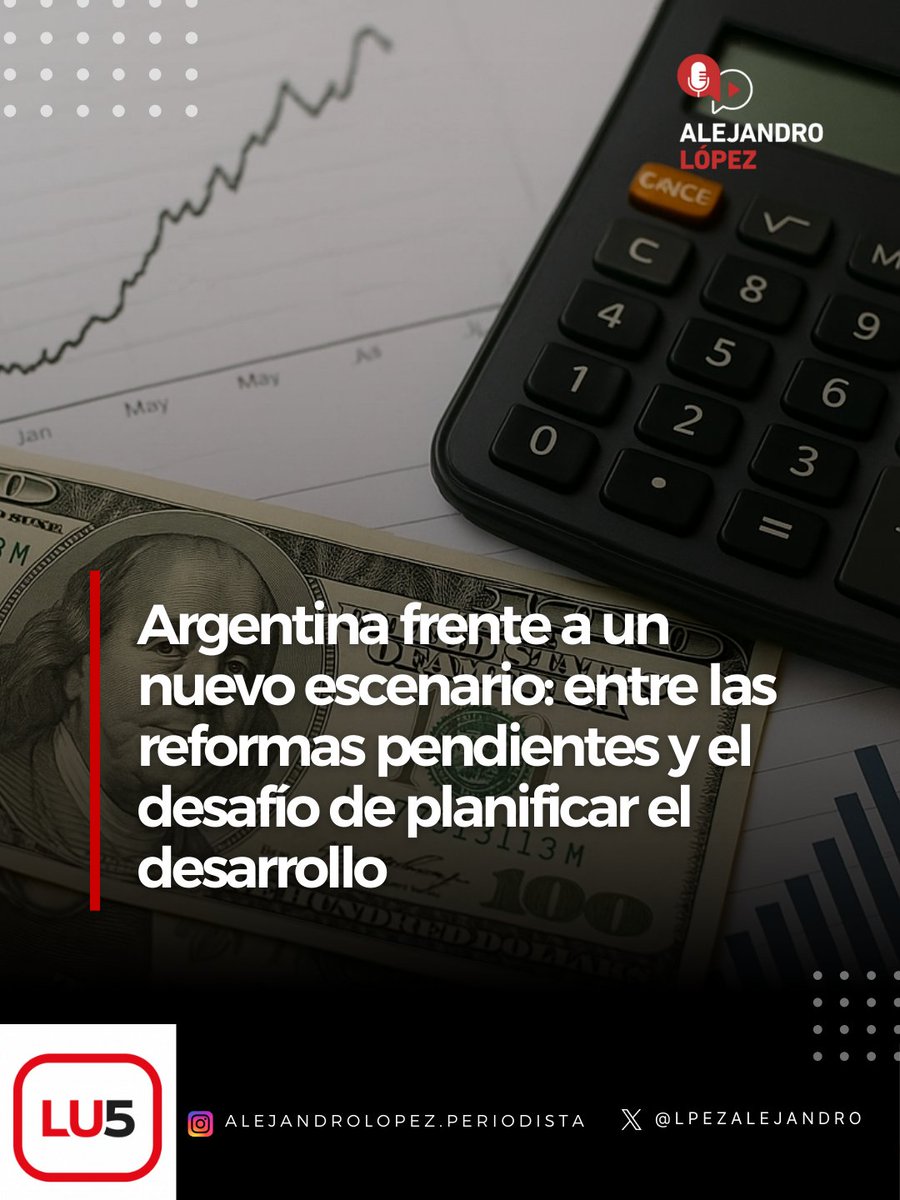 ⭕ #AlFinalDeTodo

🎙️<a href="/GonzaEchegaray/">Gonzalo Echegaray</a> | Economista.

🗣️ El gobierno nacional logró equilibrar el gasto sin endeudarse ni emitir como en las últimas décadas.

🗣️ Para 2026 es creíble un escenario de #inflacion entre el 20 y el 25% si no hay shocks imprevistos.

🗣️ La devaluación