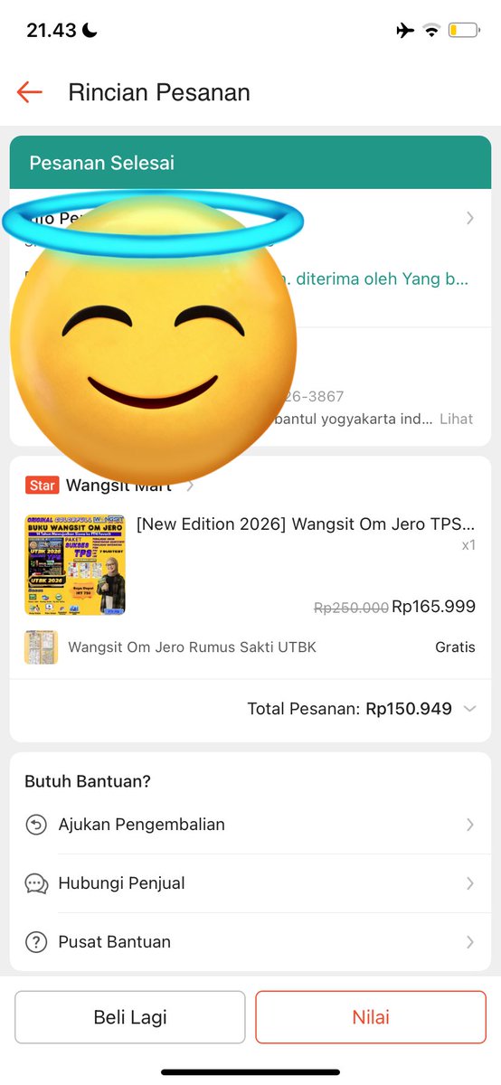 oreneraa's tweet image. wts buku wangsit masih segel tawar aja pliss berapaaa