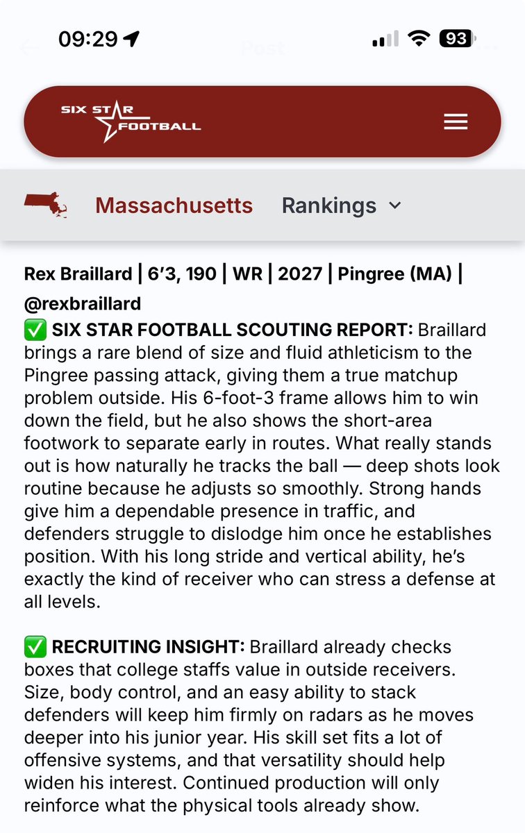 Rex Braillard 27’ tweet media