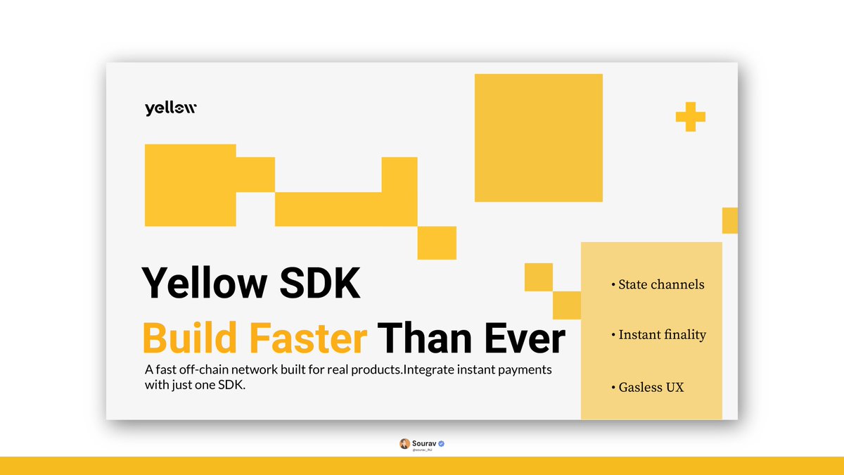 If you’re a builder and still not using the <a href="/Yellow/">Yellow</a> SDK…
You’re already behind.

Why?

Me: Take 30 seconds and read this full thread 👇