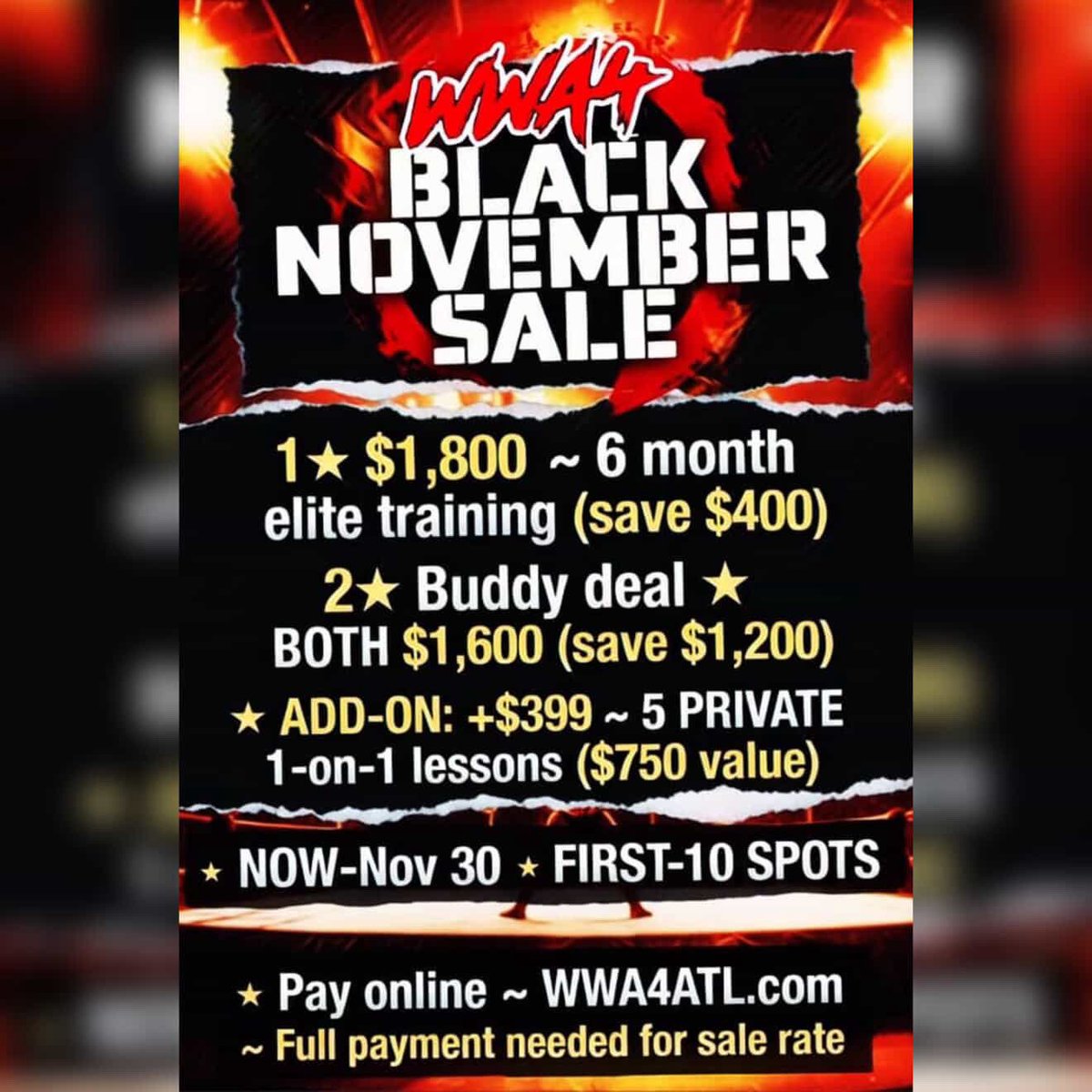 WWA4 Pro Wrestling School 🚀 tweet media