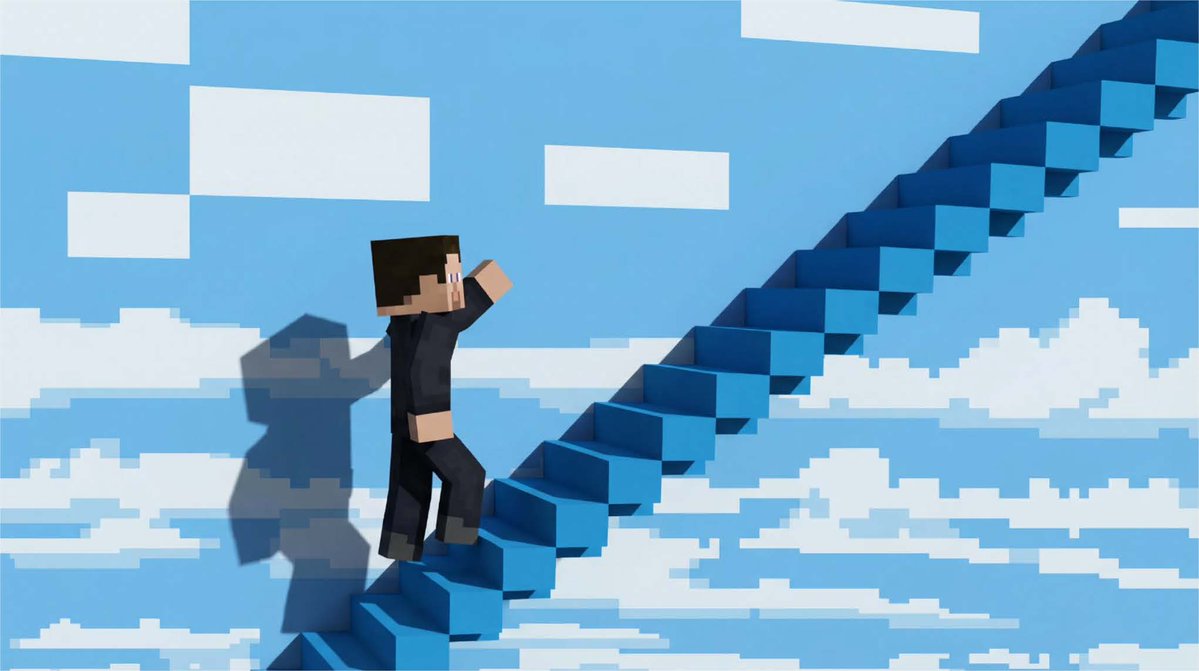 egeberkina's tweet image. Good morning Steve, and in case I don&apos;t see ya, good afternoon, good evening, and good night!

Recreated this iconic Truman Show moment in a Minecraft-style / voxel look using Nano Banana Pro in @xdesign_global

#xdesign #xdesignapp #nanobananapro #gemini3