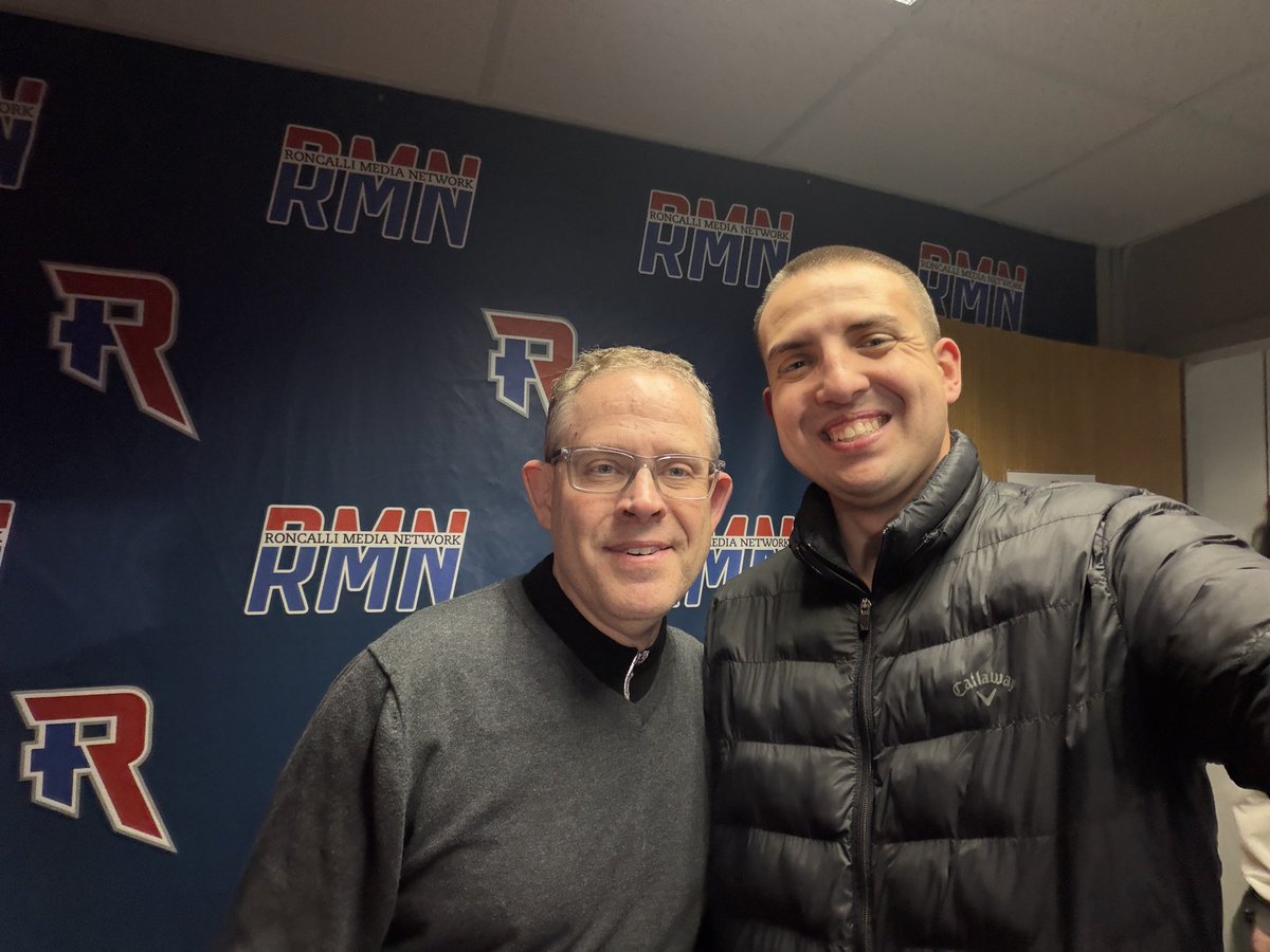 Love this team, love our broadcast group, love this place. 

See you at Lucas! <a href="/RHS_Athletics/">Roncalli Athletics</a> #StateBound #LetsGoRoyals