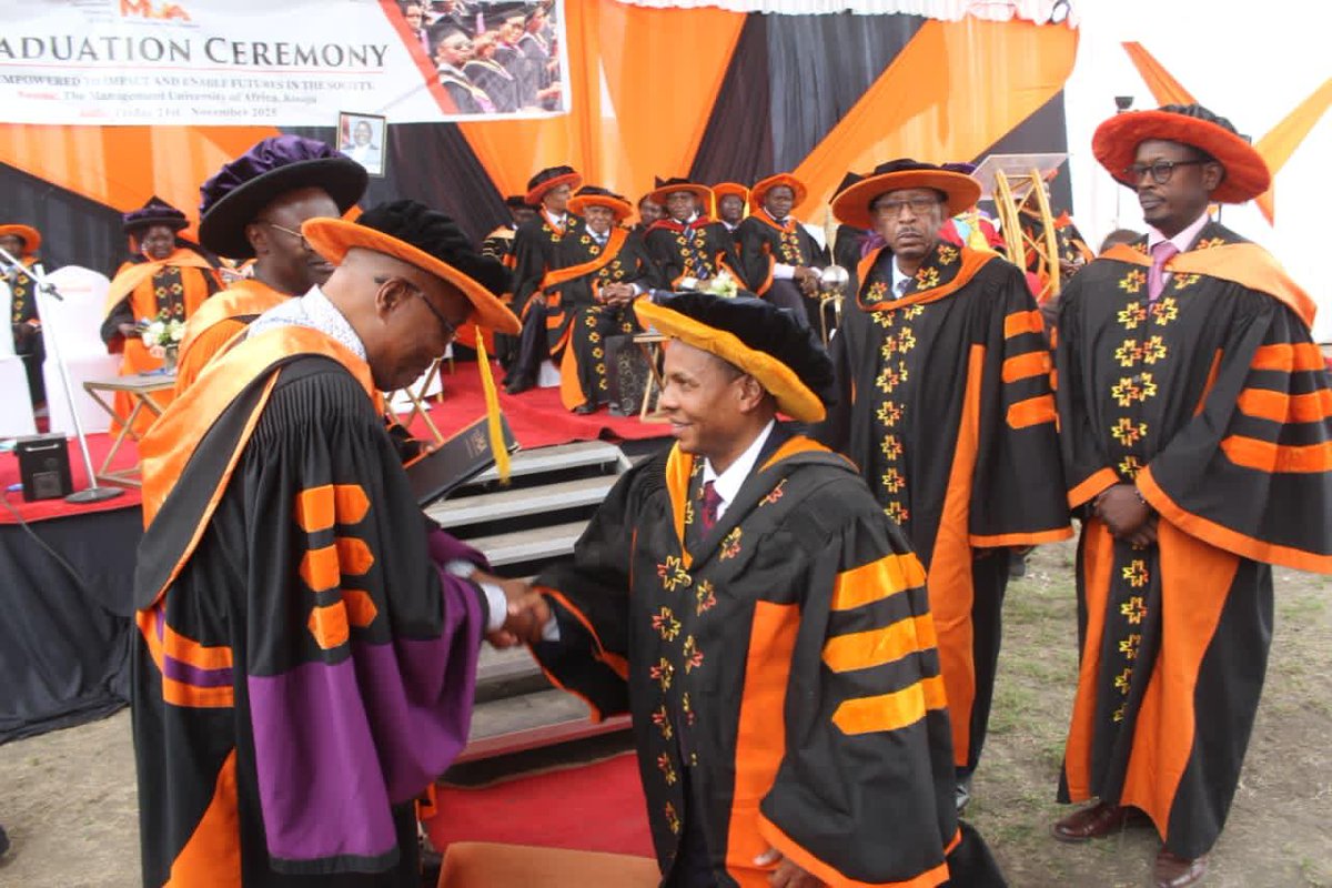 EstherPassaris's tweet photo. Congratulations to Hon. Senator Dr. Danson @Mungatana, MP, MGH, PhD., on this incredible milestone! Earning your Doctor of Philosophy in Management and Leadership is a true testament to your discipline, resilience, and lifelong commitment to excellence. Kenya celebrates your dedication to learning and leadership.
Hongera sana, Dr. Mungatana!
#PHDGraduate