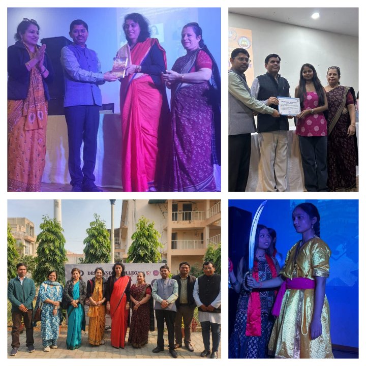 DeshbandhuColl1's tweet image. 19नवंबर को NCWEB,NSS और महिला विकास प्रकोष्ठ के संयुक्त तत्वावधान में रानी लक्ष्मीबाई जयंती काआयोजन किया गया।कार्यक्रम का उद्देश्य स्वतंत्रता संग्राम की वीरांगनाओं के शौर्य को स्मरण करना,राष्ट्रभावना को सुदृढ़ तथा छात्राओं में आत्मनिर्भरता और नेतृत्व क्षमता विकसित करना था 💐🌻