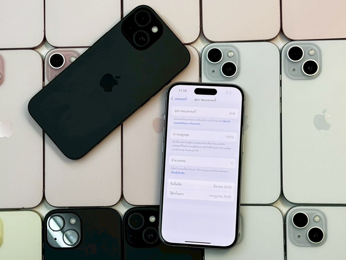 LLLLLLL2001's tweet image. iPhone 15 (นอกแท้)
เครื่องสวย รอยน้อย การใช้งานปกติ สแกนได้ แบต 100% 🔋

128GB ( มีจำนวนจำกัด )
💰ราคา 
ราคา = 16,300

256GB (มี 2 ตัว)
💰ราคา = 16,900

#ไอโฟนมือสอง #ส่งต่อไอโฟน #โทรศัพท์มือสอง #ส่งต่อไอโฟนมือสอง #ส่งต่อโทรศัพท์มือสอง #มือถือมือสอง #ไอโฟนมือ2