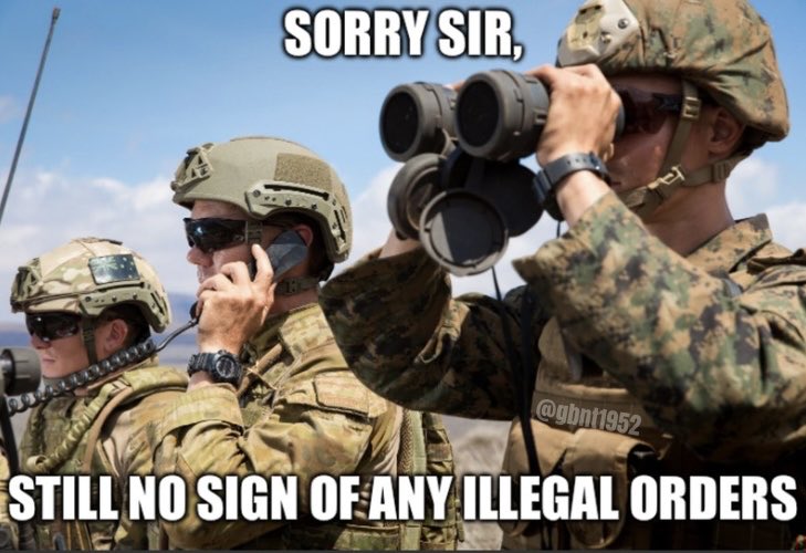 Our military has been relentlessly searching, but still no joy…