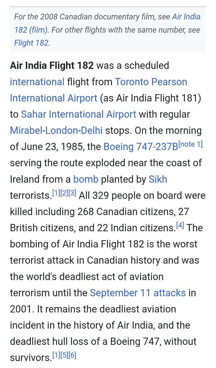NoKarnish's tweet photo. @AkashKhehra47 @rupasubramanya Khalistani illiterates don't go to school? At least learn to use Google. Khalistani Sikh terrorism example - https://t.co/7ZhZvCtvGg