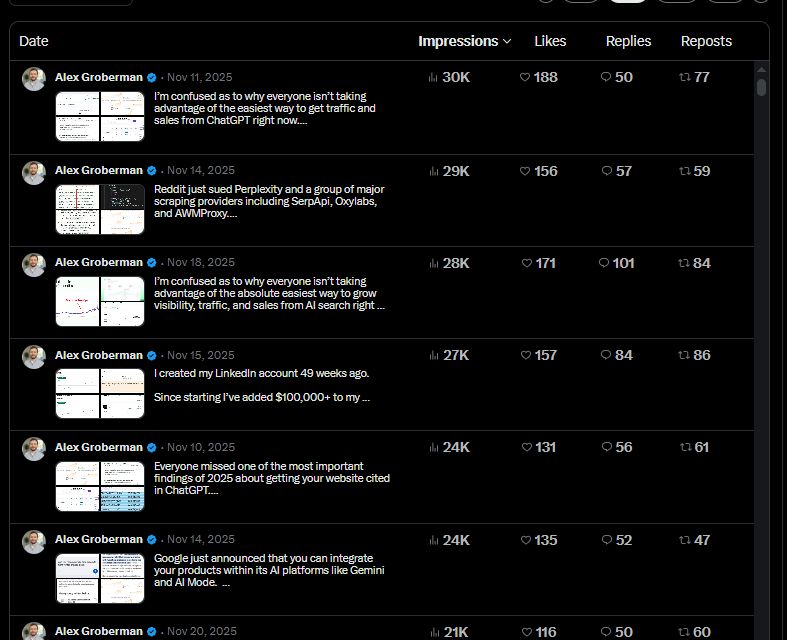 Alex Groberman tweet media