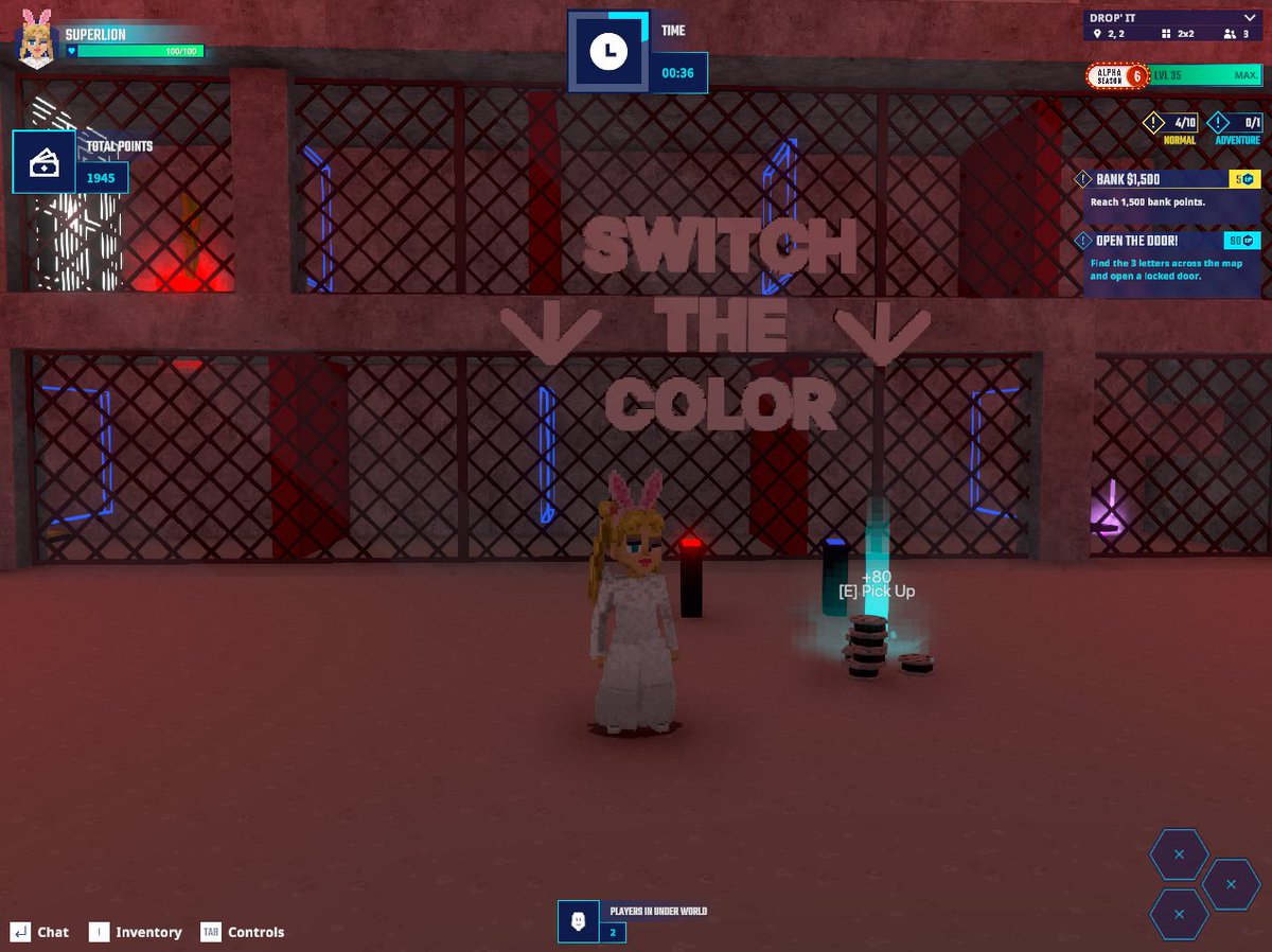 Who else saw the color switch? <a href="/TheSandboxGame/">The Sandbox</a>  tsbga.me/TheSandbox