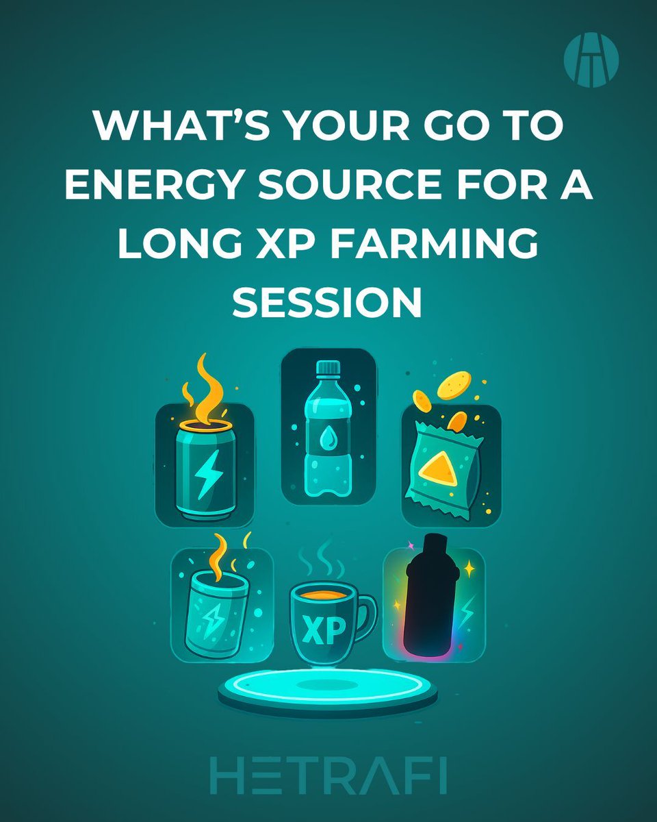 What's your go to energy source for a long gaming sesh!

#Hetrafi #Gaming #VideoGames #PlayToEarn