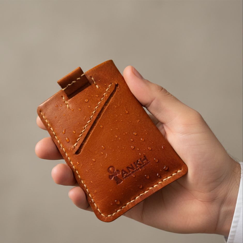 Ankh_egy's tweet image. Hand-made, Genuine Leather Smart Card Holder for men and women, with the ANKH logo
Order it today only on ANKH Store ankhegy.com

#GenuineLeather #SmartWallet #CardHolder #MinimalistWallet #Ankh #HandmadeLeather #LeatherGoods