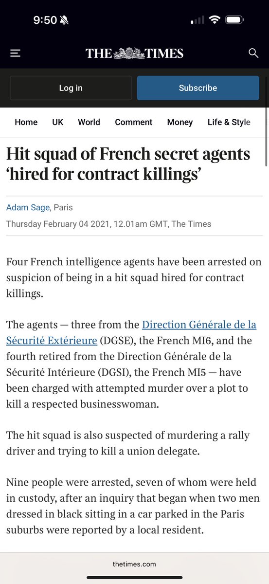 Villgecrazylady's tweet image. I just googled “french secret intelligence service assassinations” and the results are freaking wild 🤯