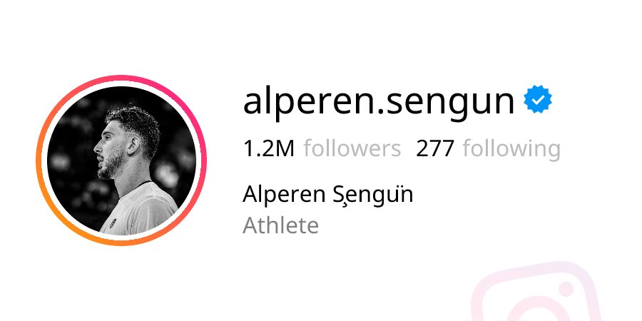 👉 alperen.sengun (Alperen Şengün) 1 kişiyi takibe başladı:

✅ hazalkaya (Hazal Kaya)