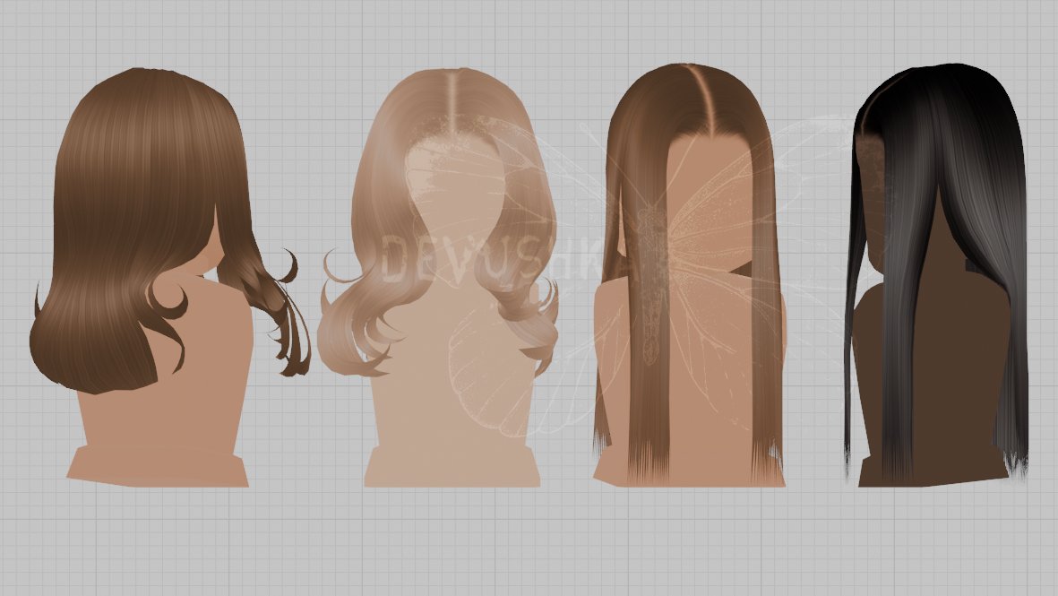 ShopDevushka's tweet image. coming soon ♡ classic silky straight hair + blowout
#robloxugc