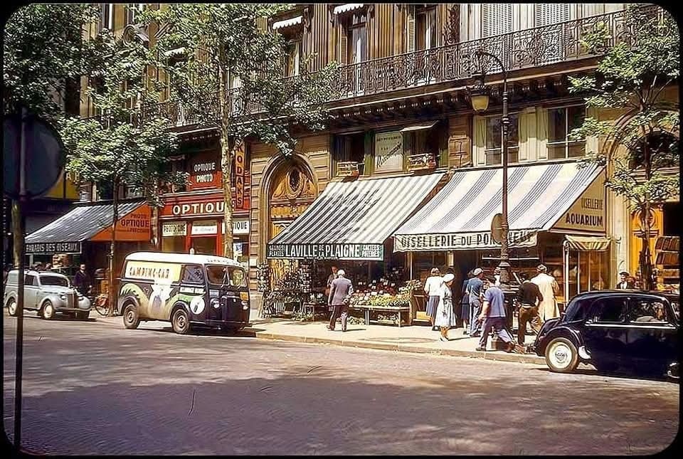 Memoire2cite's tweet image. 75 PANAME C'était Paris Quai de la Mégisserie en 1956