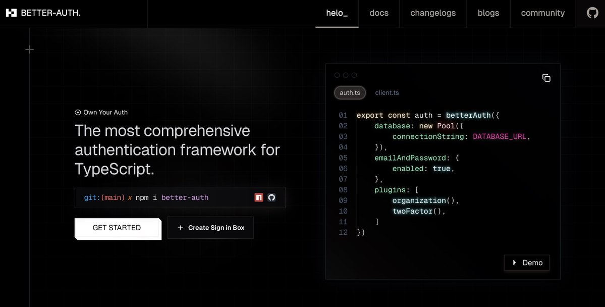 midudev's tweet image. La mejor biblioteca de autentificación para tu web se actualiza y trae novedades:

✓ Soporte sin base de datos (stateless auth)
✓ OAuth con más personalización
✓ Rotación de claves JWT
 
Para React, Vue, Next.js, Nuxt, Astro...

$ npm install better-auth