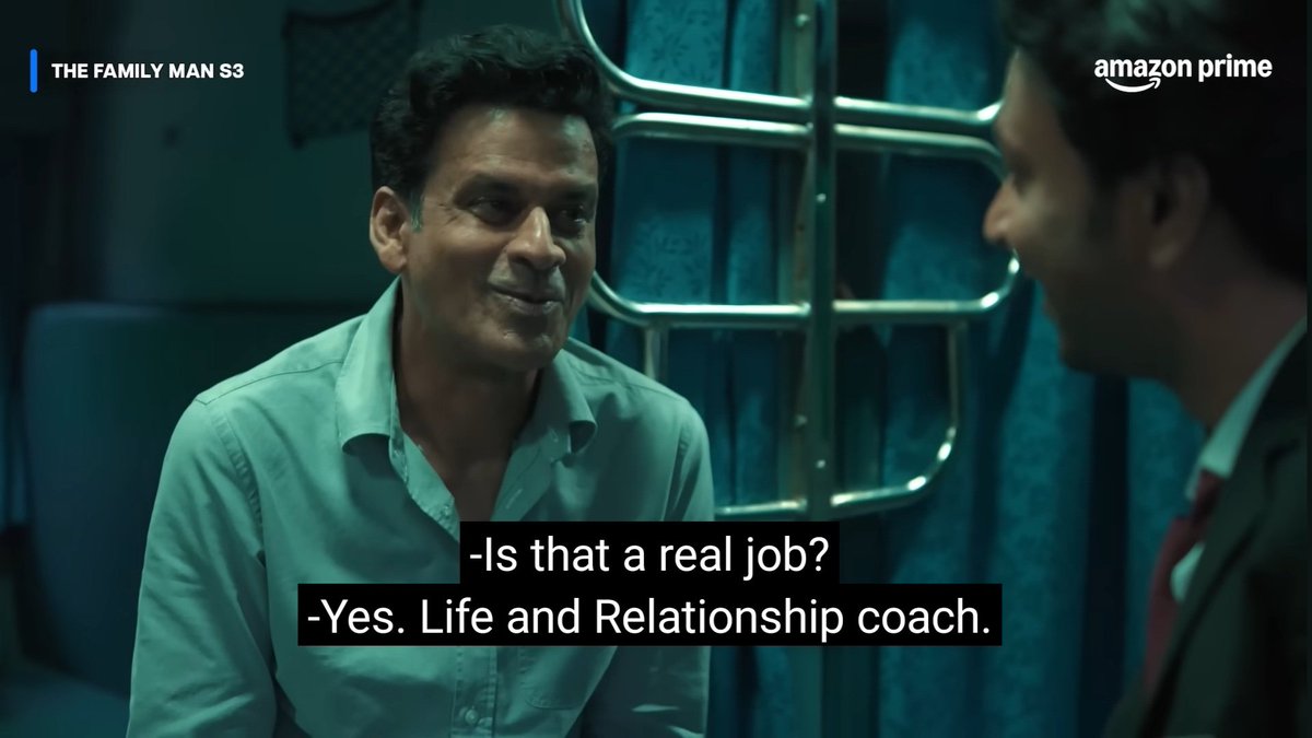 Even Shrikant Tiwari declared himself as a Life &amp; Relationship Coach.

Coaching really has a great scope ✌️😂

#DigitalCoaching #TheFamilyMan <a href="/PrimeVideoIN/">prime video IN</a>