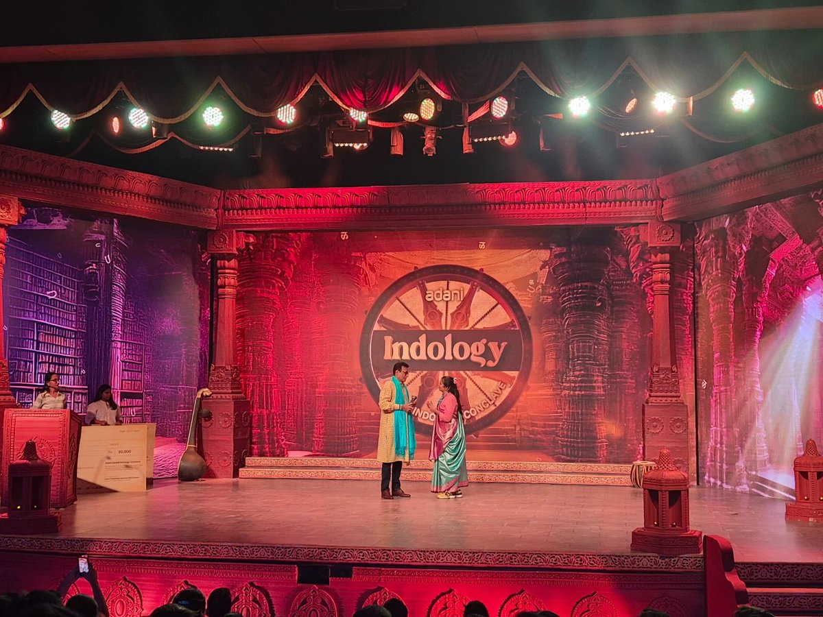 avalambafdn's tweet photo. Congratulations @beingpavithraS Akka !

GitaNatyam has won the 3rd prize in Adani Global Indology Conclave Contest in Ahmedabad @IKS_Media https://t.co/qBBzkzaKhK