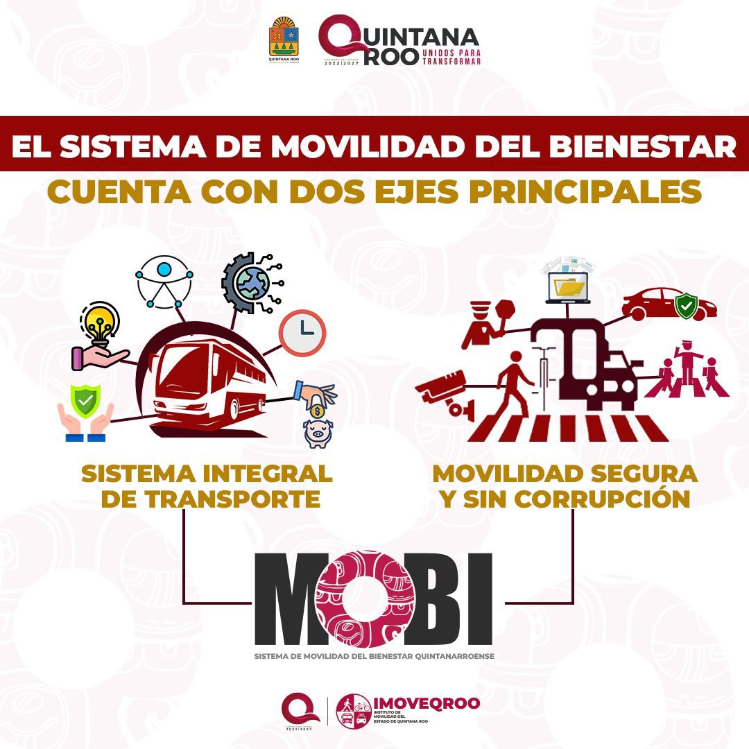 MaraLezama's tweet photo. ¡Conoce MOBI! 🚌✨ Este nuevo Sistema de Movilidad del Bienestar Quintanarroense significa mucho más que trasladarse, es avanzar juntas y juntos hacia un #QuintanaRoo con movilidad digna, segura y accesible para todas las personas. Está diseñado para que todas y todos puedan desplazarse con libertad y tranquilidad en todo el estado.

Porque cuando la movilidad funciona para todas y todos, la vida mejora, las oportunidades crecen y el bienestar se comparte.

#UnidosParaTransformar
