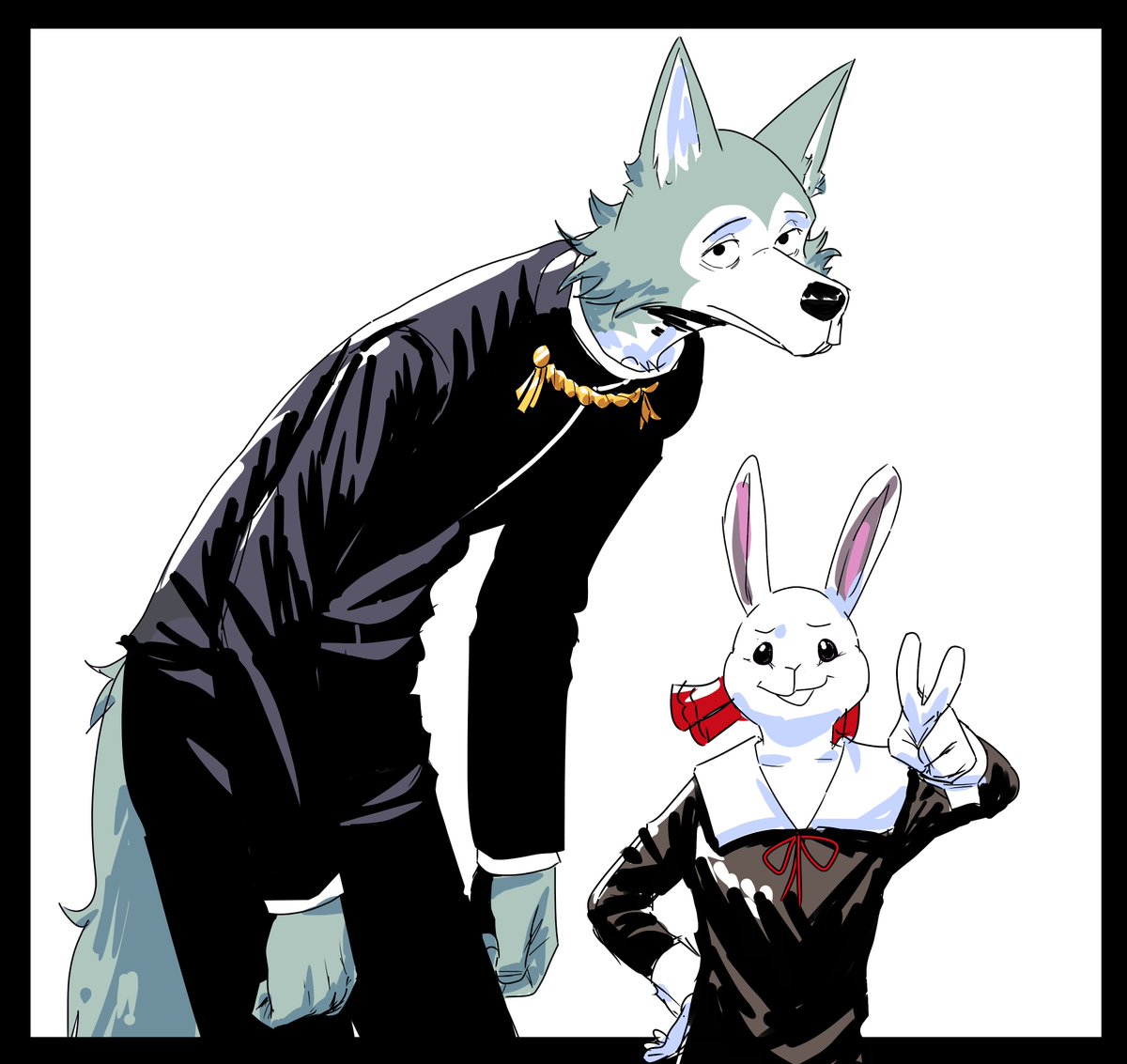 wonder3mporium's tweet image. I watched kaguya-sama at the same time as beastars when I started getting into anime, so they&apos;re kind of entangled in my brain