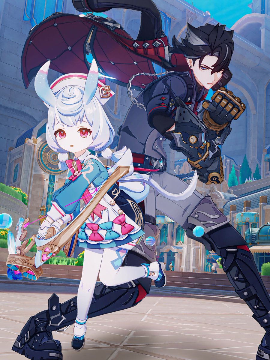 naraemigenshin's tweet image. お仕置きの時間！🫧
#Wriothesley #リオセスリ
#リオセスリ生誕祭2025