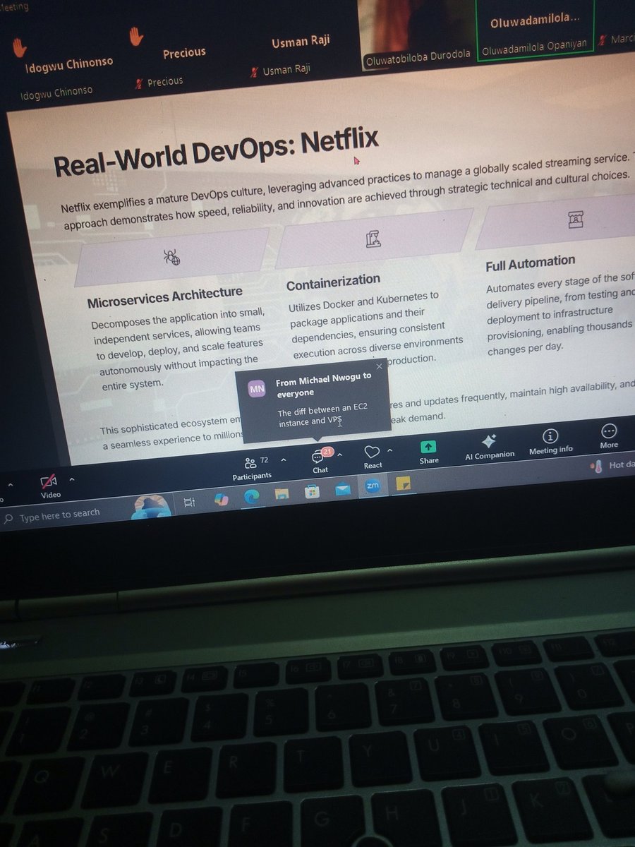 Royal_raj120's tweet photo. Dev'ops engineering journey 🛣️@ wk 5 @TSAcademyOnline
My Boss @Jackbill_ once said "There's money in DevOps.. nothing fit motivate you pass this one"
Let there be joy 😊 #teamdevops https://t.co/1P23oVHXFp