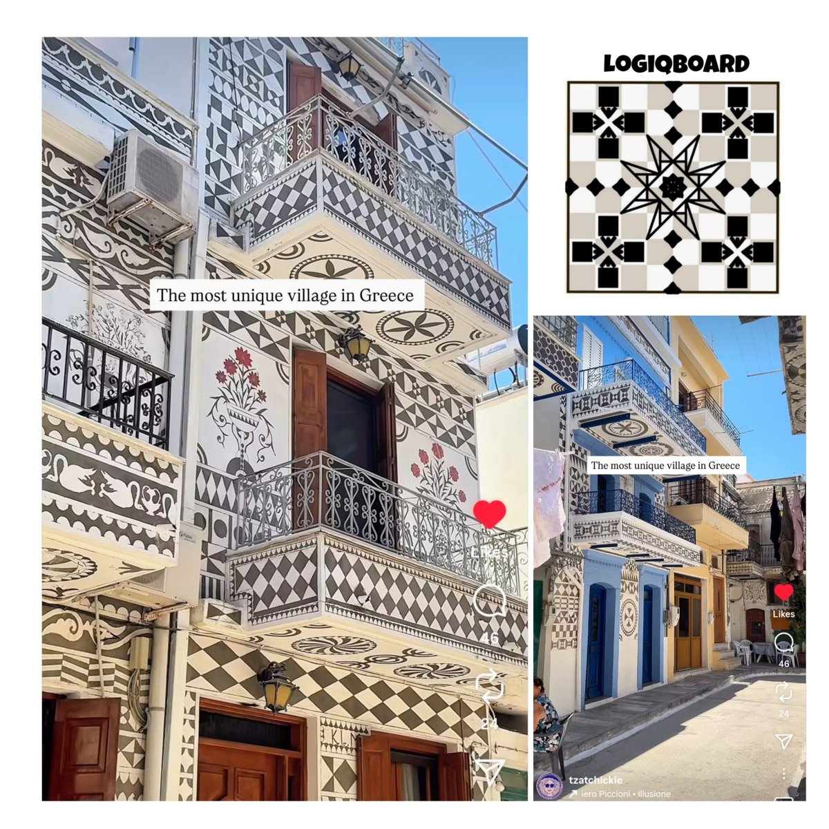 hari_neo21's tweet image. 🎨 Year 5 maths art on the #chessboard 🖌 inspired by Pyrgi, &apos;the painted village&apos; of Chios 🇬🇷 
We watched a BBC video, looked at examples &amp;amp; explored tools to create designs.
Amazing creations on @logiqBoard by @SPAHacademy #shapes #symmetry 
❤️ Which one is your favourite?